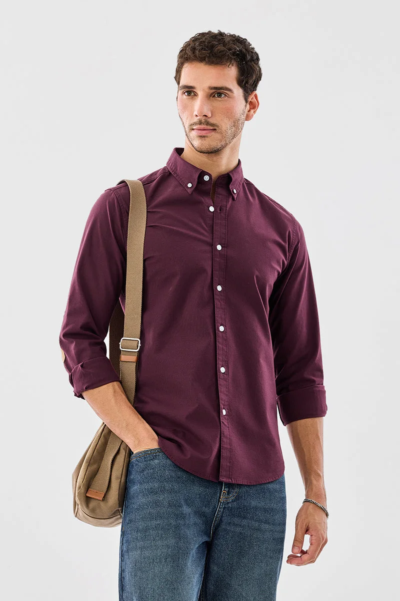 سنيتش قميص أوكتيت عنابي